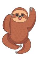 Cute Sloth Journal #18: Lined Journal - Size 6x9 - 120 Pages - Notebook Lines
