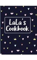 Lala's Cookbook: Navy Blank Lined Journal(1 Lala's Recipe Gifts)