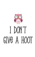 I Don't Give a Hoot