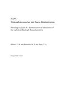 Filtering Analysis of a Direct Numerical Simulation of the Turbulent Rayleigh-Benard Problem