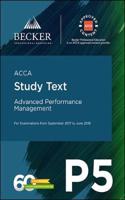 ACCA Approved - P5 Advanced Performance Management (September 2017 to June 2018 Exams)