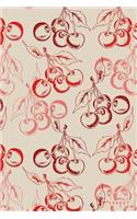 Cherry: Fruit Plants Cherries Sweet Sour Pattern Daily Notebook Journal Diary Notepad
