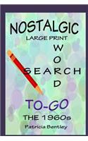 Nostalgic Large Print Word Search To-Go