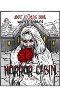 Adult Coloring Book Horror Cabin