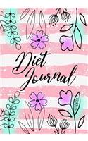 Diet Journal Notebook: Food & Exercise Journal