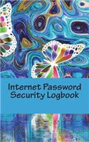 Internet Password Security Logbook