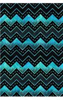Bullet Journal Notebook Dot Dash Zigzag Pattern 1: Graph Design - 162 Numbered Pages with 150 Graph Style Grid Pages, 6 Index Pages and 2 Key Pages for Journaling, Writing, Planning and Doodling, for