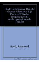 Etude Comparative Dans Le Groupe Adamawa: (v.46 Bibliotheque De La Selaf)