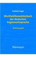 Wortfamilienworterbuch Der Deutschen Gegenwartssprache