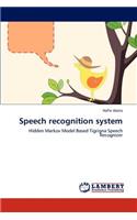 Speech recognition system
