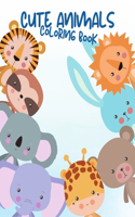 Cute Animals Coloring Book For Kids