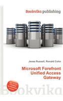 Microsoft Forefront Unified Access Gateway