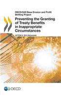 Preventing the granting of treaty benefits in inappropriate circumstances: (OECD/G20 base erosion and profit shifting project)
