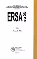 Conference On Engineering Of Reconfigurable Systems And Algorithms (Ersa_2013)