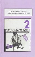 Essays on Women's Artistic and Cultural Contributions 1919-1939