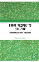 From 'People' to 'Citizen'