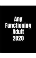 Any Functioning Adult 2020