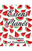 Essensplaner: Sehr großer praktischer Planer - Mit Einkaufsliste - Buch für 52 Wochen - Schöner hochglanz Einband - wie DIN A4