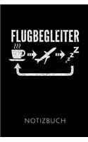 Flugbegleiter Notizbuch