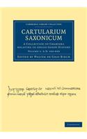 Cartularium Saxonicum