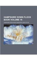 Hampshire Down Flock Book Volume 16