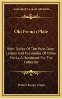 Old French Plate