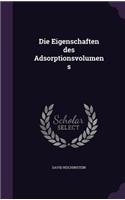 Die Eigenschaften des Adsorptionsvolumens