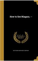 How to See Niagara. --