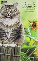 Cats In The Country 2019 Deluxe Vertical Wall Calendar