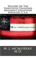 History of the Twentieth Tennessee Regiment Volunteer Infantry, C.S.A.