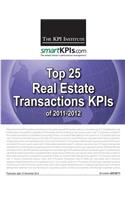 Top 25 Real Estate Transactions KPIs of 2011-2012