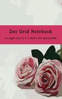 Dot Grid Notebook 120 pages size 8.5 x 11 inches dots spaced 5mm.