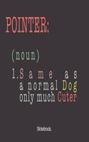 Pointer (noun) 1. Same As A Normal Dog Only Much Cuter