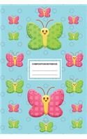 Butterfly Composition Notebook