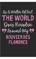 As A Matter Of Fact The World Does Revolve Around My Bouvier des Flandres