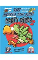 101 Mazes For Kids 2: SUPER KIDZ Book. Children - Ages 4-8 (US Edition). Cartoon Running Green Bird with custom art interior. 101 Puzzles with solutions - Easy to Very Ha(12 Superkidz - Birds 101 Mazes for Kids)