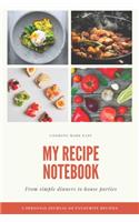 My Recipe Notebook: A personal journal of favourite recipes