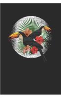 Toucan Tropical Circle: Toucans Notebook, Dotted Bullet (6" x 9" - 120 pages) Animal Themed Notebook for Daily Journal, Diary, and Gift