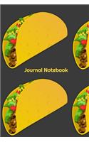 Journal Notebook: Blank Lined Notebook Journal 6" x 9" 120 Pages, Cute Journal To Write In For Taco Lovers