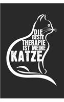 Die beste Therapie ist meine Katze: ANGST TAGEBUCH - Angsttagebuch - Notizbuch mit 100 gepunktete Seiten für alle Notizen, Listen, Termine, Fortschritte, ... und alles was einem sonst 