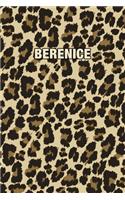 Berenice: Personalized Notebook - Leopard Print Notebook (Animal Pattern). Blank College Ruled (Lined) Journal for Notes, Journaling, Diary Writing. Wildlife 
