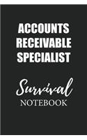 Accounts Receivable Specialist Survival Notebook: Small Undated Weekly Planner for Work and Personal Everyday Use Habit Tracker Password Logbook Music Review Playlist Diary Journal