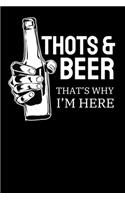 Thots and beer Thats why I am here: Weekly Planner and Organizer A5 for Thot Patrol Member, Thots and Dank Meme Lover I A5 (6x9 inch.) I Gift I 120 pages I Year Weekly & Monthly Planne