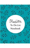 Janitor To Do List Notebook: Checklist and Planning Notepad For Janitors