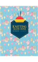 Knitting Graph Paper Notebook - 2