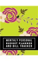 Monthly Personal Budget Planner and Bill Tracker