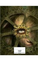 Cornell Notes XL Notebook: 8.5x11, 250 page, Extra Large Cornell Notebook: Steampunk Eye Cover Design