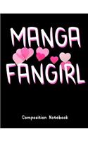 Manga Fangirl Composition Notebook