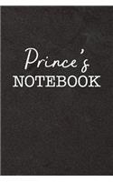 Prince's Notebook: Personalized Scrapbook for Men