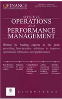Effective Operations and Performance Management